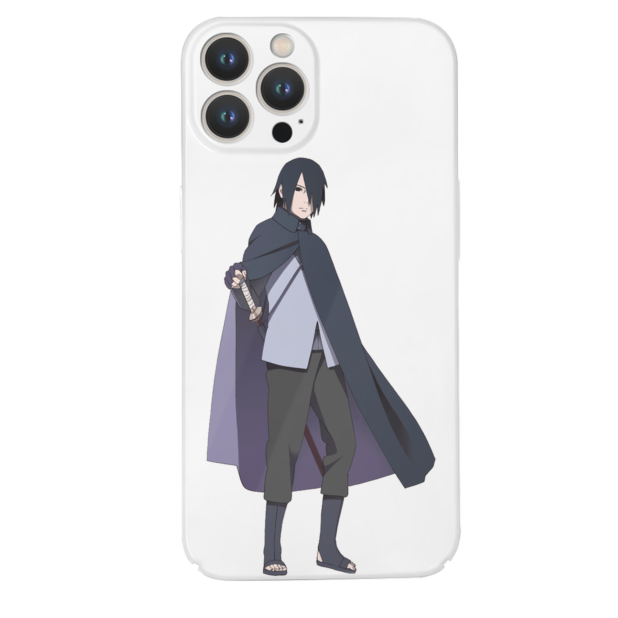 （画像用） NARUTO -ナルト- うちは サスケ Uchiha Sasuke 【iPhone 14シリーズ対応】ハードケース